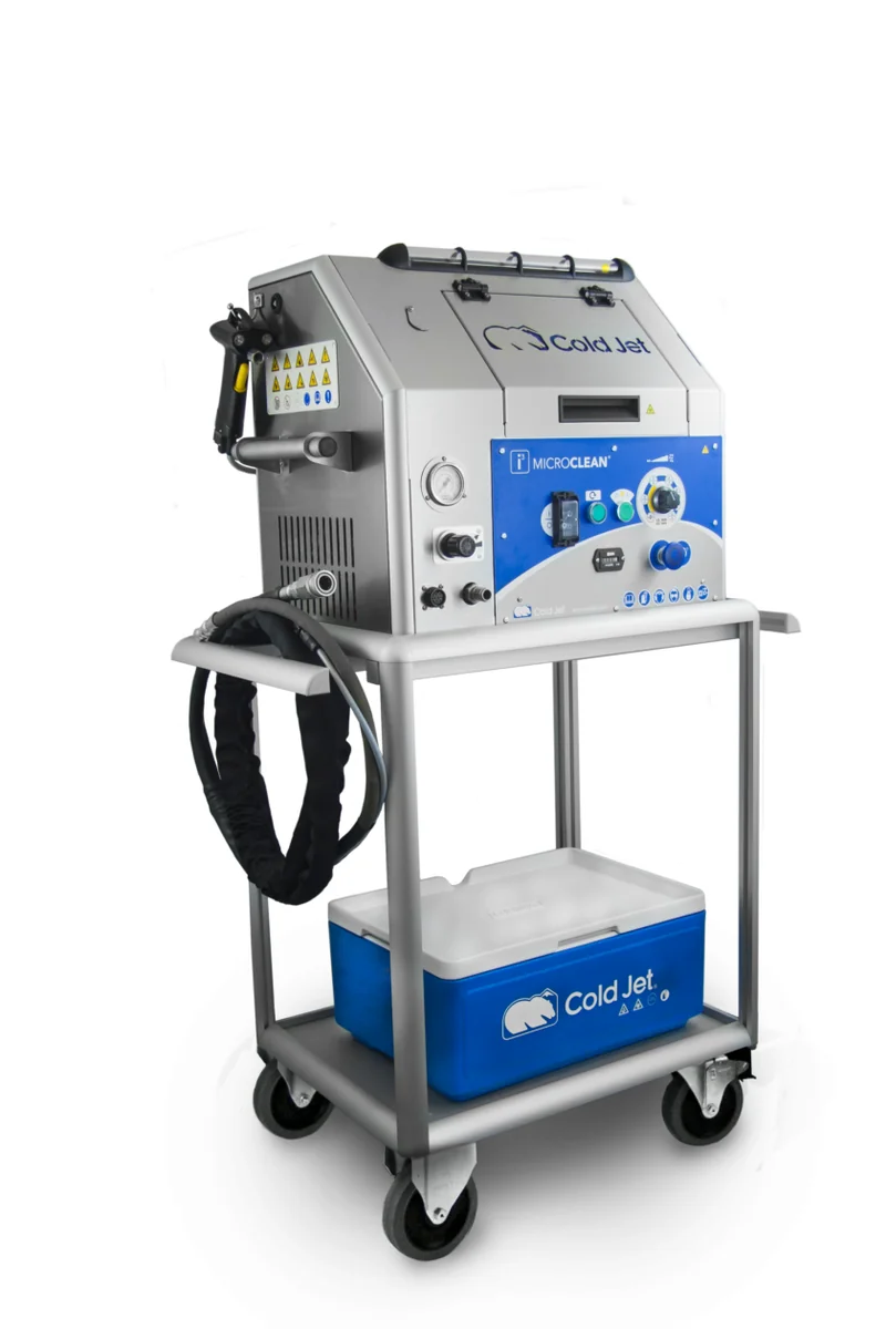 i³ MicroClean droogijsstraalmachine